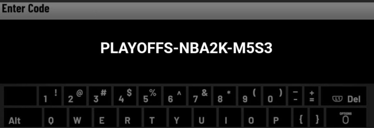 2k22lockercode_'s tweet image. #LockerCodes 

PLAYOFFS-NBA2K-M5S3