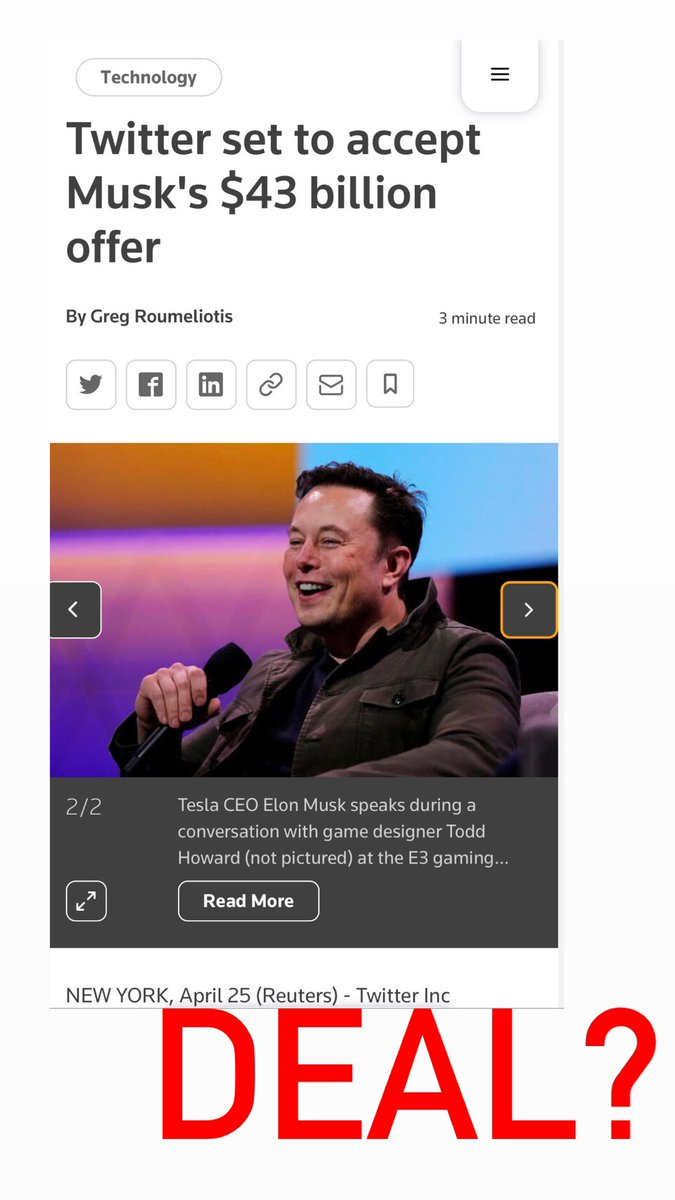 sold already? #TwitterTakeover #ElonMuskBuyTwitter