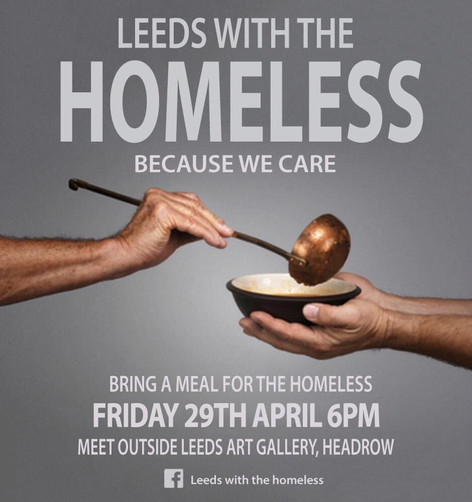 This Friday 29th April 6pm. Please get in contact for more details #Leeds #volunteers #helpinghand
