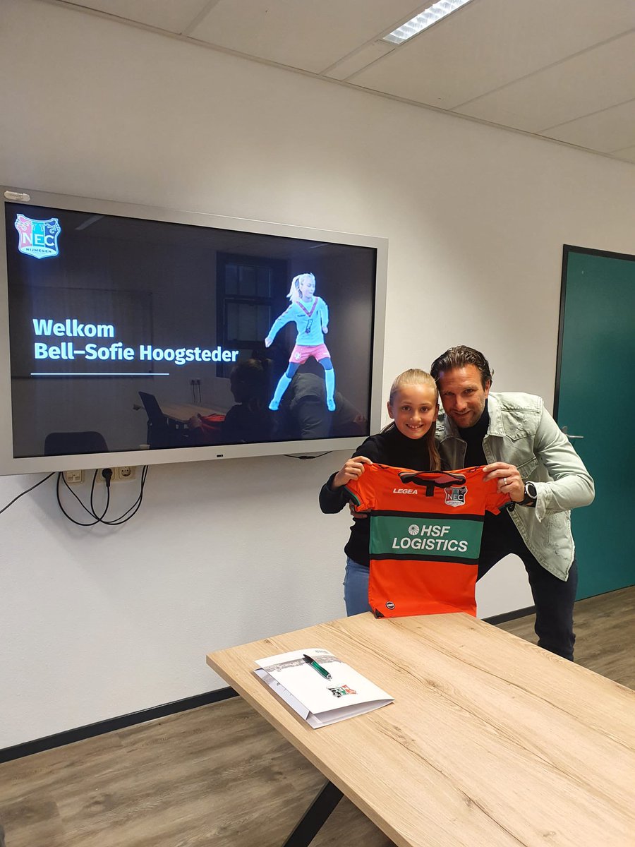 SHoogsteder's tweet photo. Hoe trots kun je zijn!? Volgend jaar mag Bell naar NEC 💪 Precies zoals ze het graag wilt, met en tegen de jongens 🔥🔥 https://t.co/wHG4SgtSUs