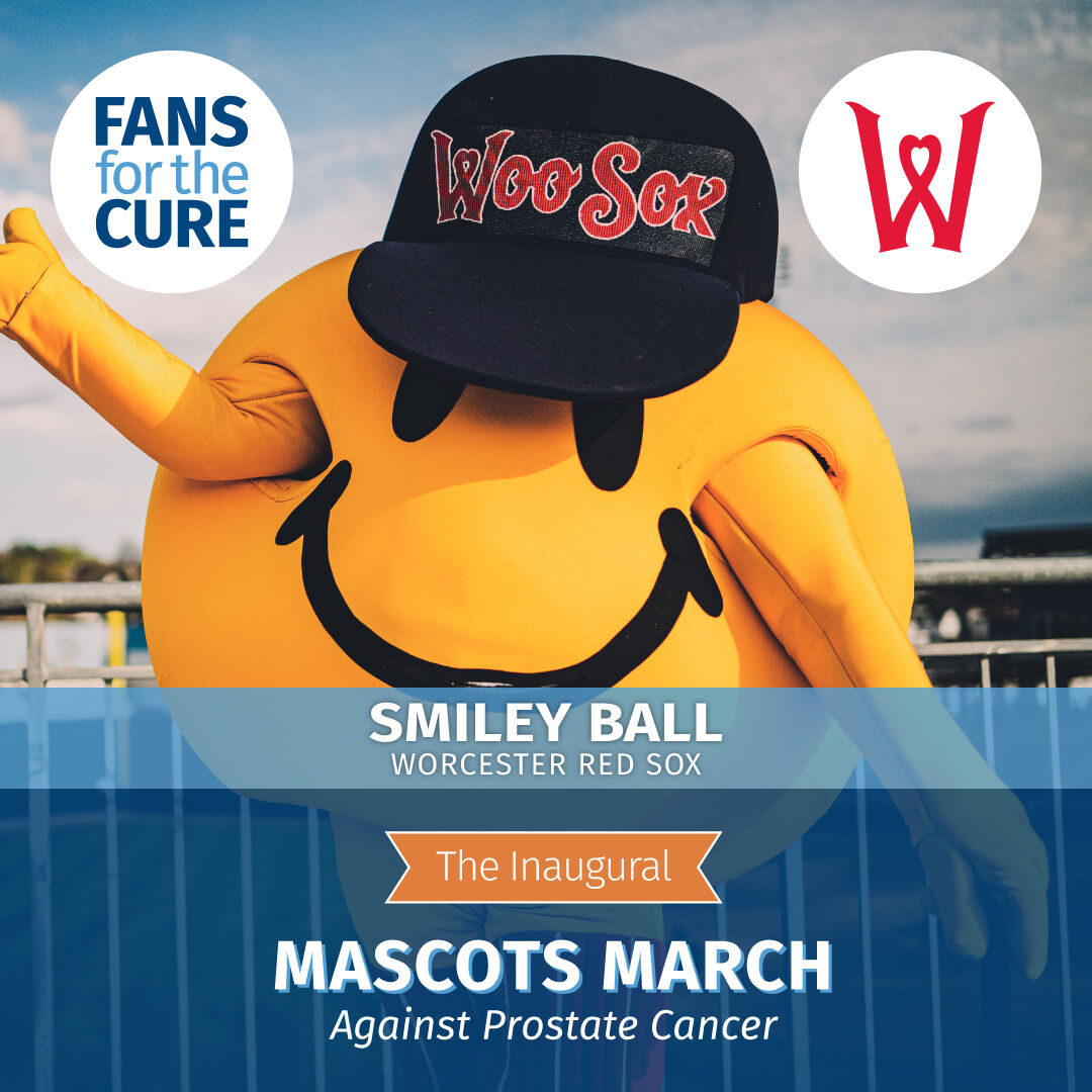 WooSox introduce mascot 'Smiley Ball' during celebration at
