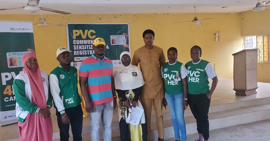 CYFIfellows's tweet photo. The #PVC4HER Campaign town hall meeting started yesterday at Ikorodu local government. 

We met at Ikorodu local government secretariat and sensitized women and young people on electoral participation. We also registered participants for their PVC. Watch out, we are https://t.co/QN1Pwe8K5R