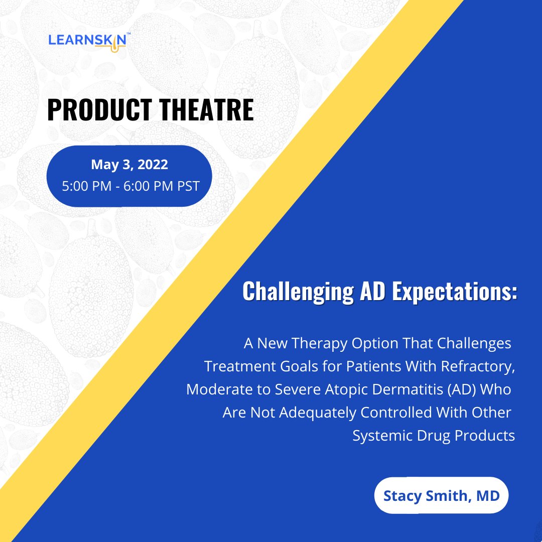 learnskin's tweet photo. Join Dr. Peter Lio in this upcoming non-CME master class for his comprehensive review of the scientific and clinical evidence for topical and systemic JAK inhibitors in AD treatment.

Live attendees will be entered into a prize drawing - https://t.co/hdG1BFSUTP 

#LearnSkin https://t.co/RvAdZOwOAo