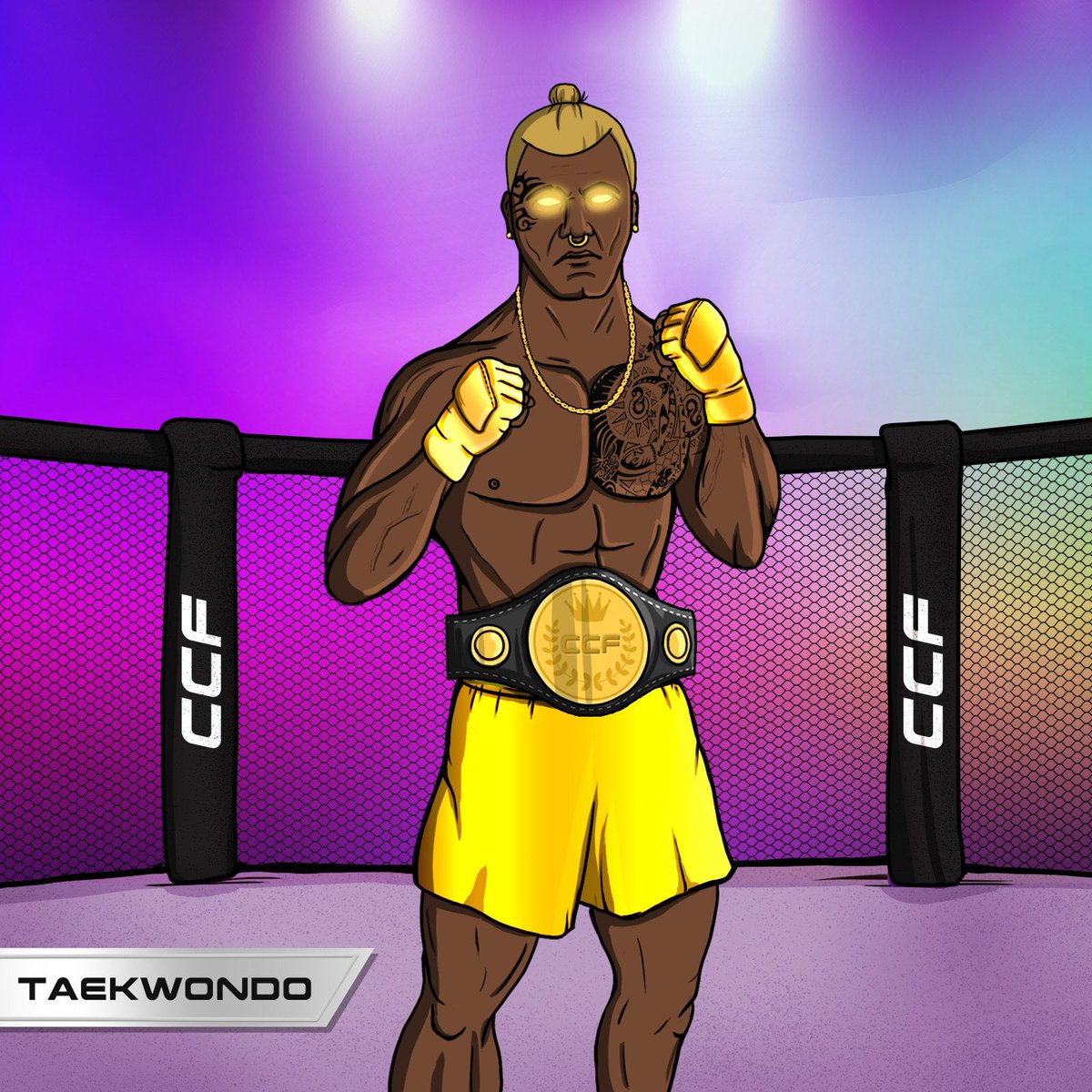 Crypto Cage Fighters NFT tweet media