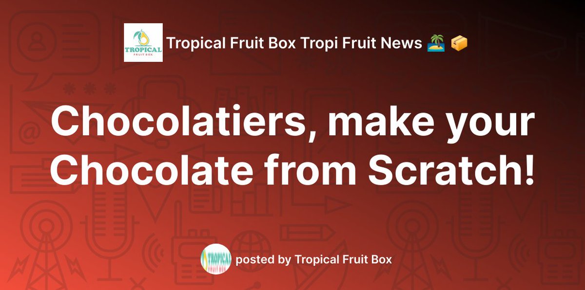 Chocolatiers, make your Chocolate from Scratch! |New Chocolatier's Apprentice Box so you can make your own Chocolate from Scratch! Get yours today! | zpr.io/mLDmVRbRBJ68