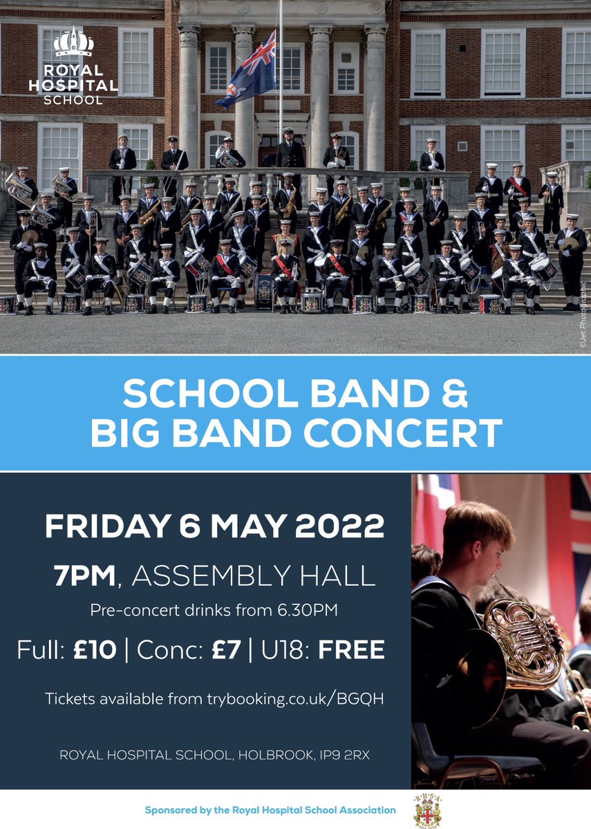 rhs_music's tweet photo. Join us next Friday (6th May) for the annual Band and Big Band Concert. 

Tickets from https://t.co/lBK8V56RXF https://t.co/MnVc13lXEL