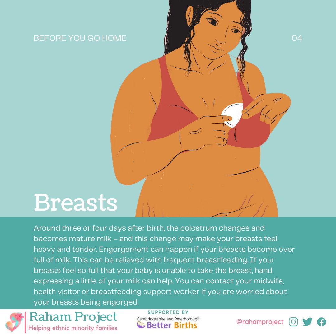 Whether you have given birth at home, a birth centre or a obstetric led unit, your midwives will:
• Perform several checks on you 
• arrange any medication you may need 
• check how well your baby is feeding and talk through the things you
in the postpartum period.