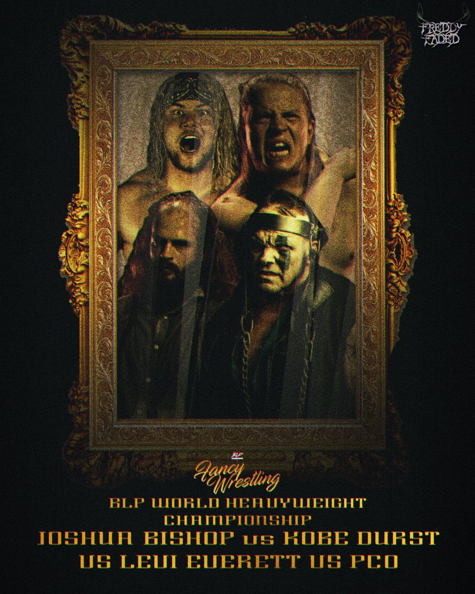 freddy2faded's tweet photo. “What a tale their terror tells.”

#wrestling #prowrestling #BLP #BLPFancyWrestling #PCO #LeviEverett #JoshuaBishop #KobeDurst #independentwrestling https://t.co/WjBYMBWly9