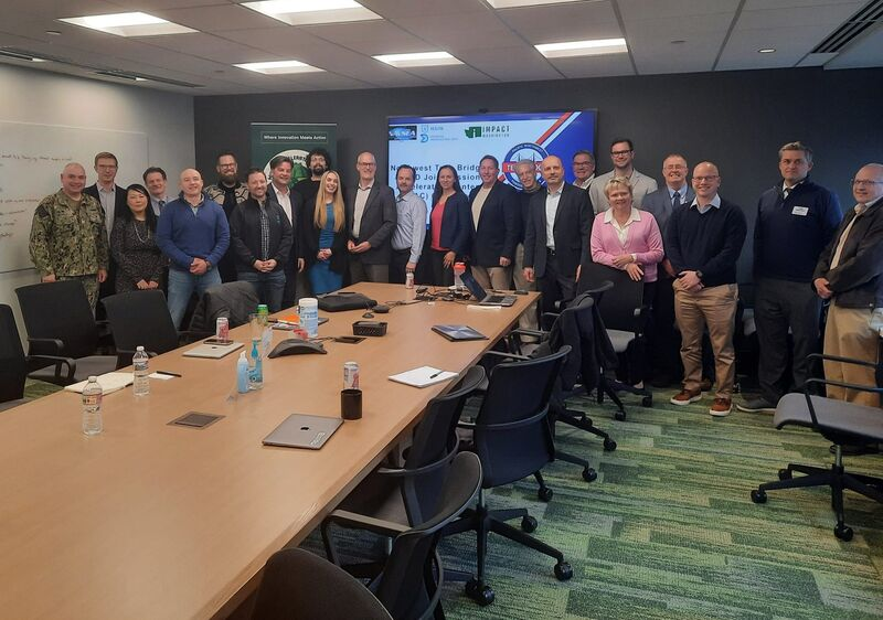 WMLaunch's tweet photo. Wave Motion was proud to be represented by our COO James Penna at a roundtable with our district Representative Rick Larsen held at the @thepnwMAC Pacific Northwest Mission Acceleration Center! 
Read more about the discussion here: https://t.co/C6dAbvdo4s
#innovation #technology https://t.co/CMM7hdcRJR