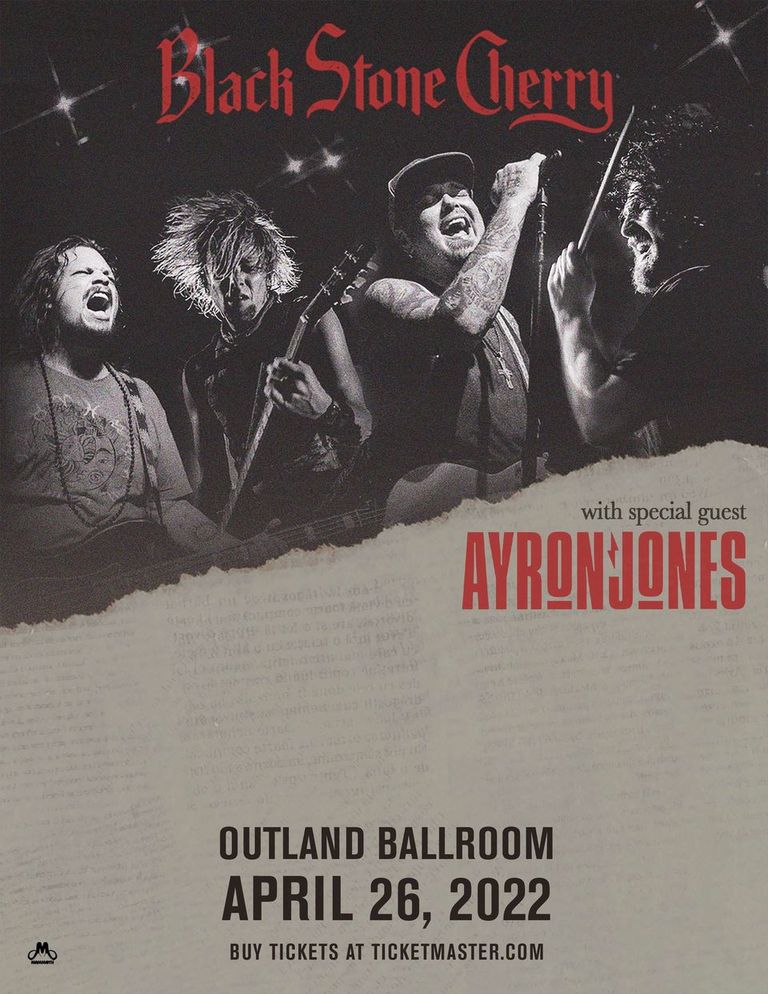 Hope to see you at <a href="/OutlandBallroom/">Outland Ballroom</a> tomorrow night for <a href="/BlkStoneCherry/">Black Stone Cherry</a> &amp; <a href="/AyronJonesMusic/">Ayron Jones</a>!