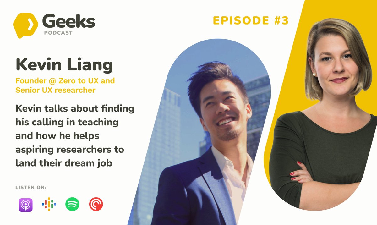 🎉We had the honor to talk to the founder of <a href="/zerotoux/">Zero to UX</a> , Kevin Liang about him mentoring the next generation of UX professionals. 

Find out how he helps aspiring researchers to land their dream job in the new episode of our UX Research Geeks Podcast!👩‍🎓uxtweak.com/podcast