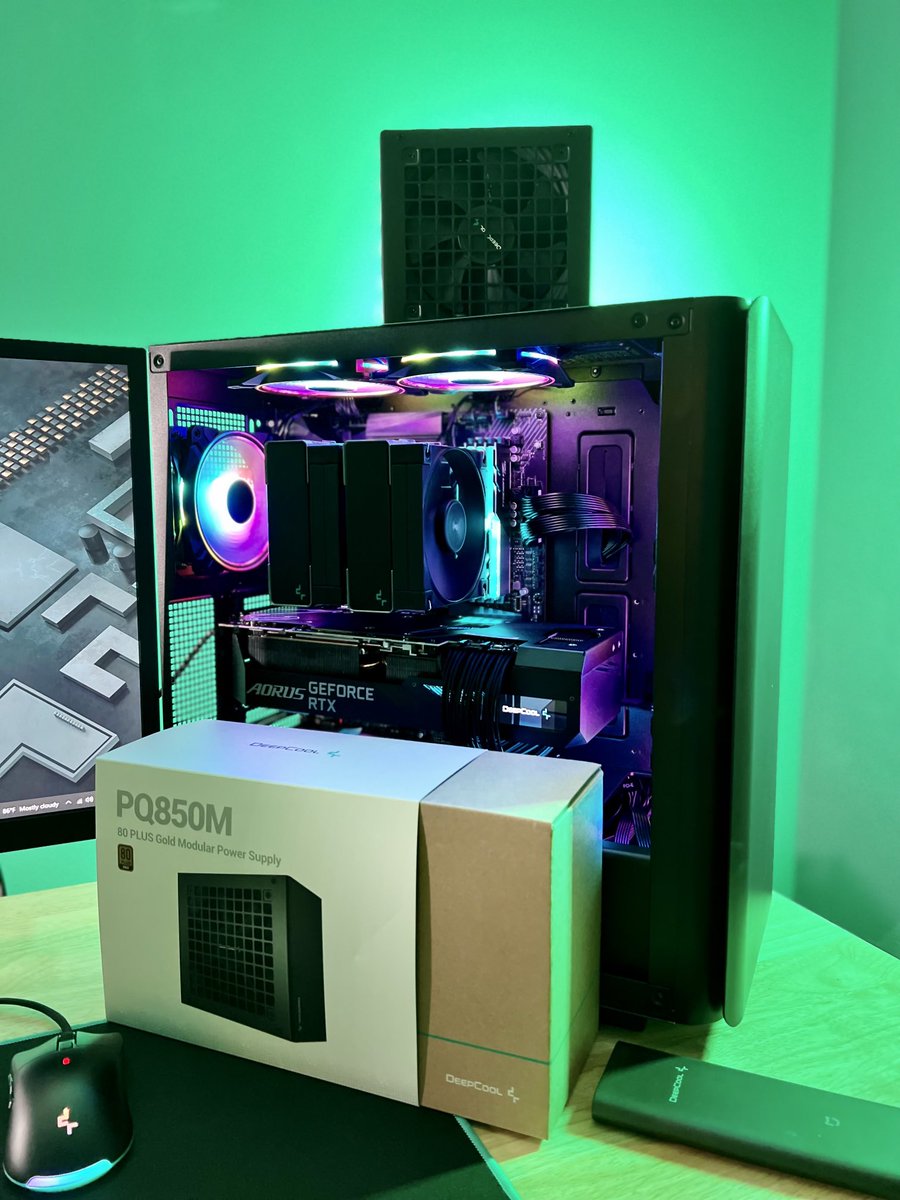 DeepCoolNA's tweet photo. When working on our builds, we can be rest assured our fully
modular, 80-Plus Gold certified, PQ-M PSUs are up to the task in powering everything up.
#deepcool #pq850m #psu #80plusgold #modular #powersupply #esports #gamerlife #pchardware #ak620 #ck500 #cf120plus #powaaa #tech https://t.co/dD687SdewY