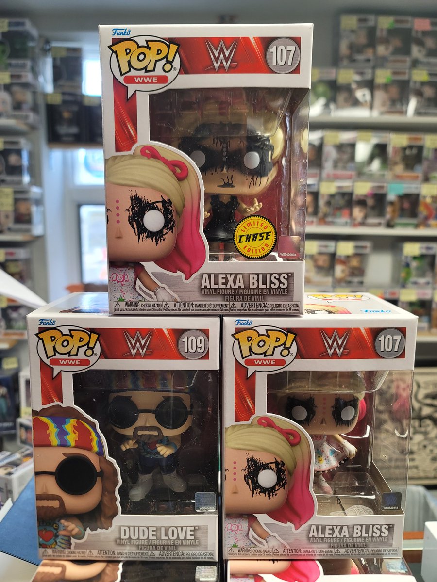 AlternateToys's tweet image. Today&apos;s New Releases!

#funko #funkopop #funkpops #newreleases #pops #funkofunatic #originalfunko #shopsmall #toystore #popshop #pophunting #wwe #chasepop #chase #alexabliss #dudelove