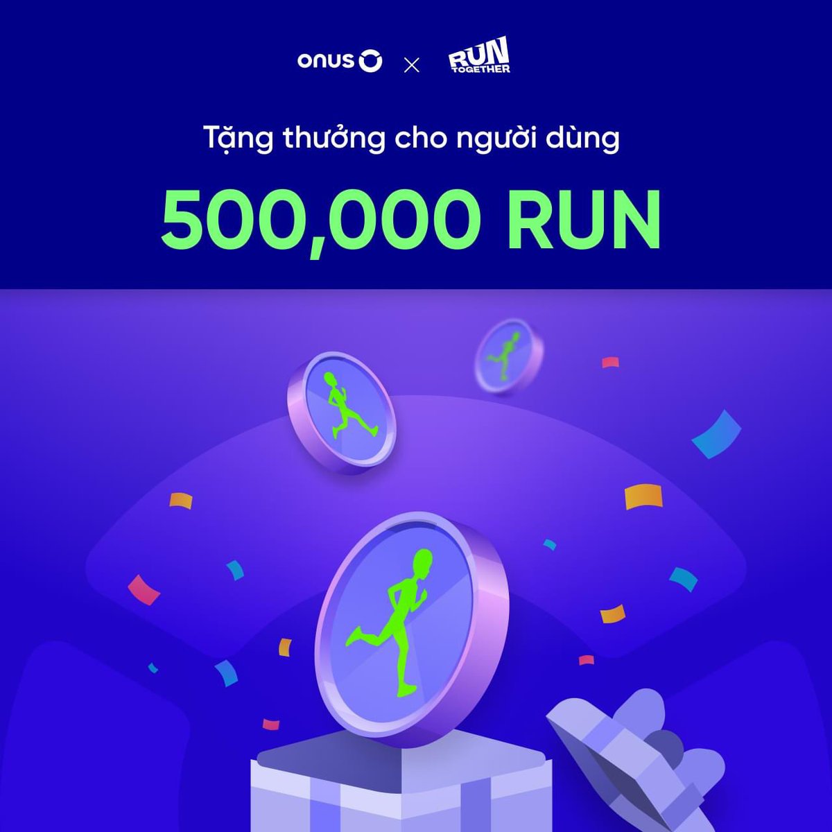 🚀 Airdrop: ONUS x RUN
🎁 Prize Pool: 500,000 RUN
🏆 Winner: For first 25000 users checkin ONUS

👉 Claim here: signup.goonus.io/62777297138408…

1. Download ONUS App
2. Sign Up
3. Get Rewarded from ONUS
#ONUS #RUN #MOVETOEARN