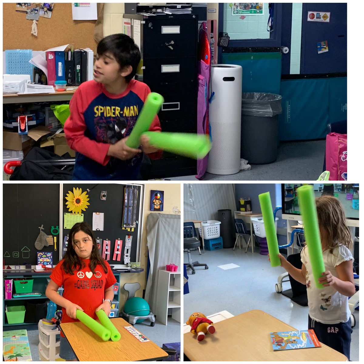 MsGullick's tweet photo. Desk drumming 😀 @MrsWhited_LPS  @LPSStormWatch @mstlewiz https://t.co/3BPP1BVB9z