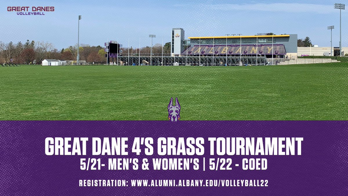 UAlbanyVB's tweet photo. Come one &amp; come all and register today for the 1st annual Great Dane 4’s Tournament!

https://t.co/hjUkFvTbgf

#begreat #volleyball #volley #voleibol #siatkówka #pallavolo #волейбол #odbojka #volei #voleybol  #ncaavb https://t.co/ioGWCMDsdf