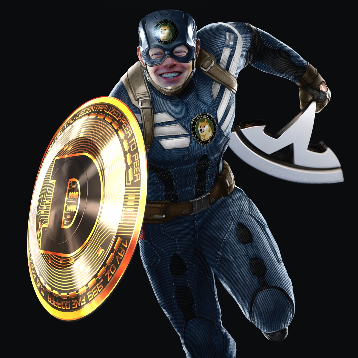 So... should Captain Doge wear Twitter blue 🐦 from now on? 🤭🤭😜

#ElonMuskBuyTwitter #Doge #DogecoinToTheMoon