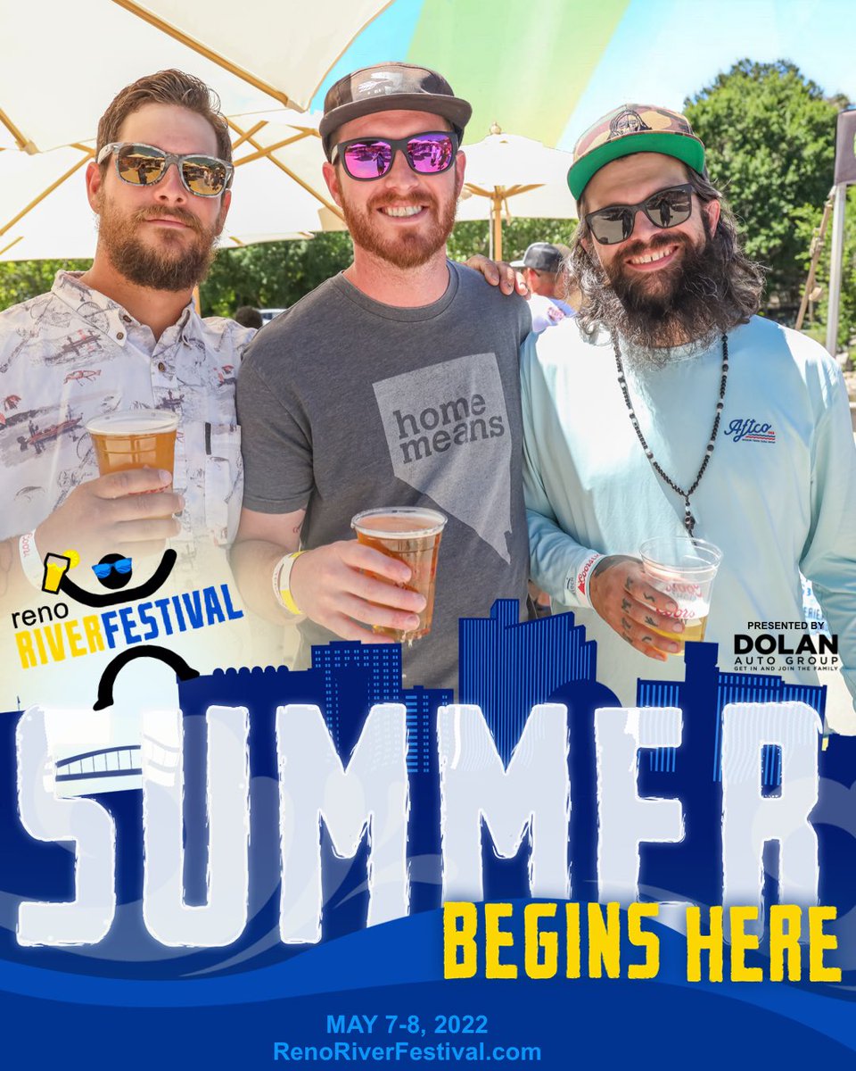 Craft beers from <a href="/revisionbrewing/">Revision Brewing</a> <a href="/leaddogbrewing/">Lead Dog Brewing Co.</a> <a href="/HopValley/">Hop Valley Brewing Co.</a> <a href="/Leinenkugels/">Jacob Leinenkugel Brewing Co.</a> and more are all on tap at the Reno River Festival’s Craft Beer Experience! 🍻 Your summer begins with beer May 7-8 in downtown Reno! 😎
Get your tickets now at renoriverfestival.com/craft-beer-sel….