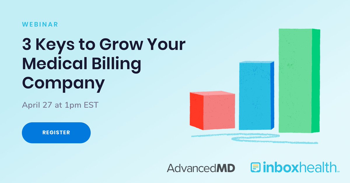Is your medical billing company poised to grow? With the right strategy in place, you will be able to manage a higher volume of patient statements and insurance claims.

If you want to grow your billing company, register for our webinar with <a href="/InboxHealth/">Inbox Health</a>: bit.ly/384S6lG