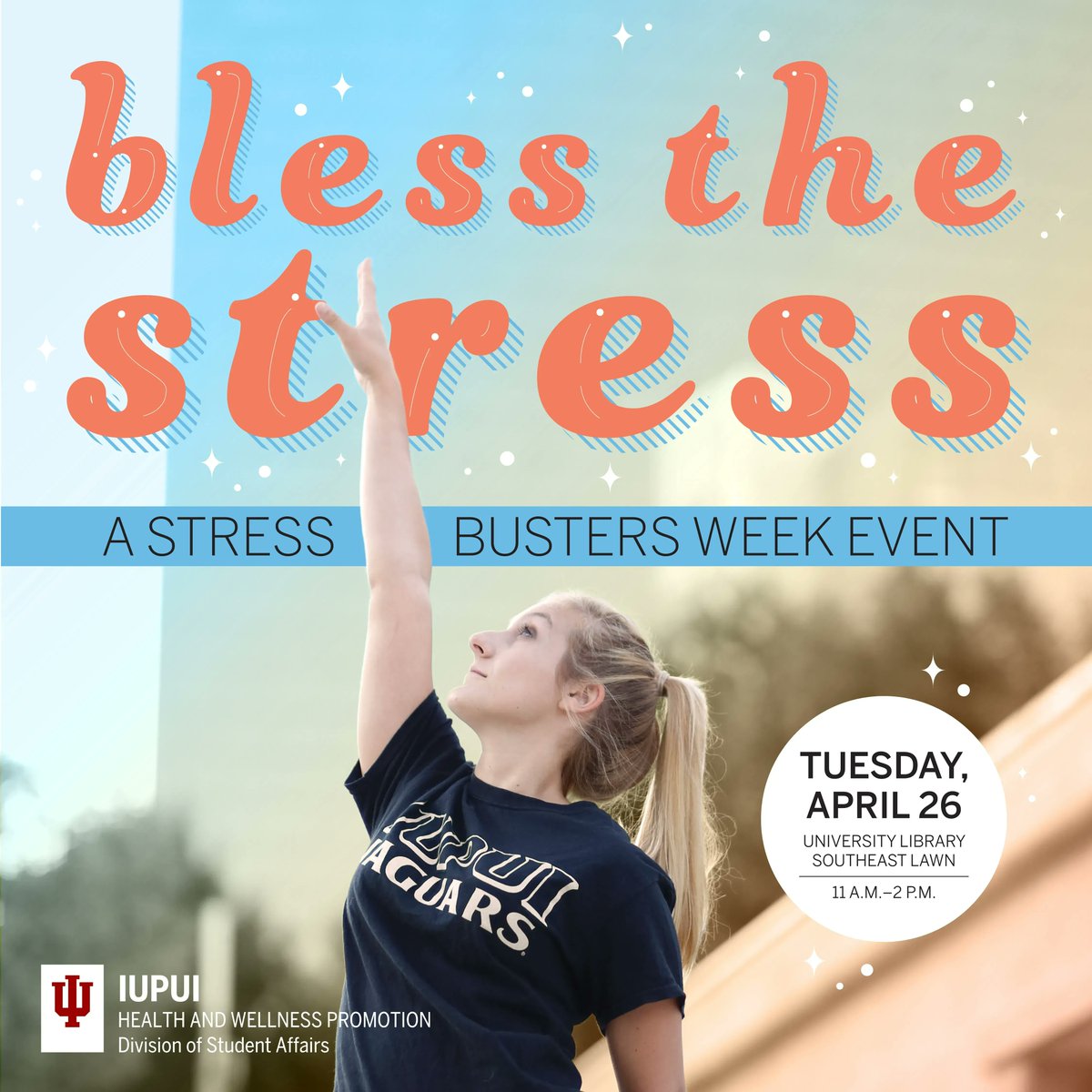 IUPUIwellness's tweet photo. Discover new and easy ways to relieve stress through one's own spirituality Activities include practicing yoga, creating a custom scent at the essential oils station, decorating journals, and more! #JagWELL #iupui #stressbustersweek https://t.co/5v4AzWuVrz
