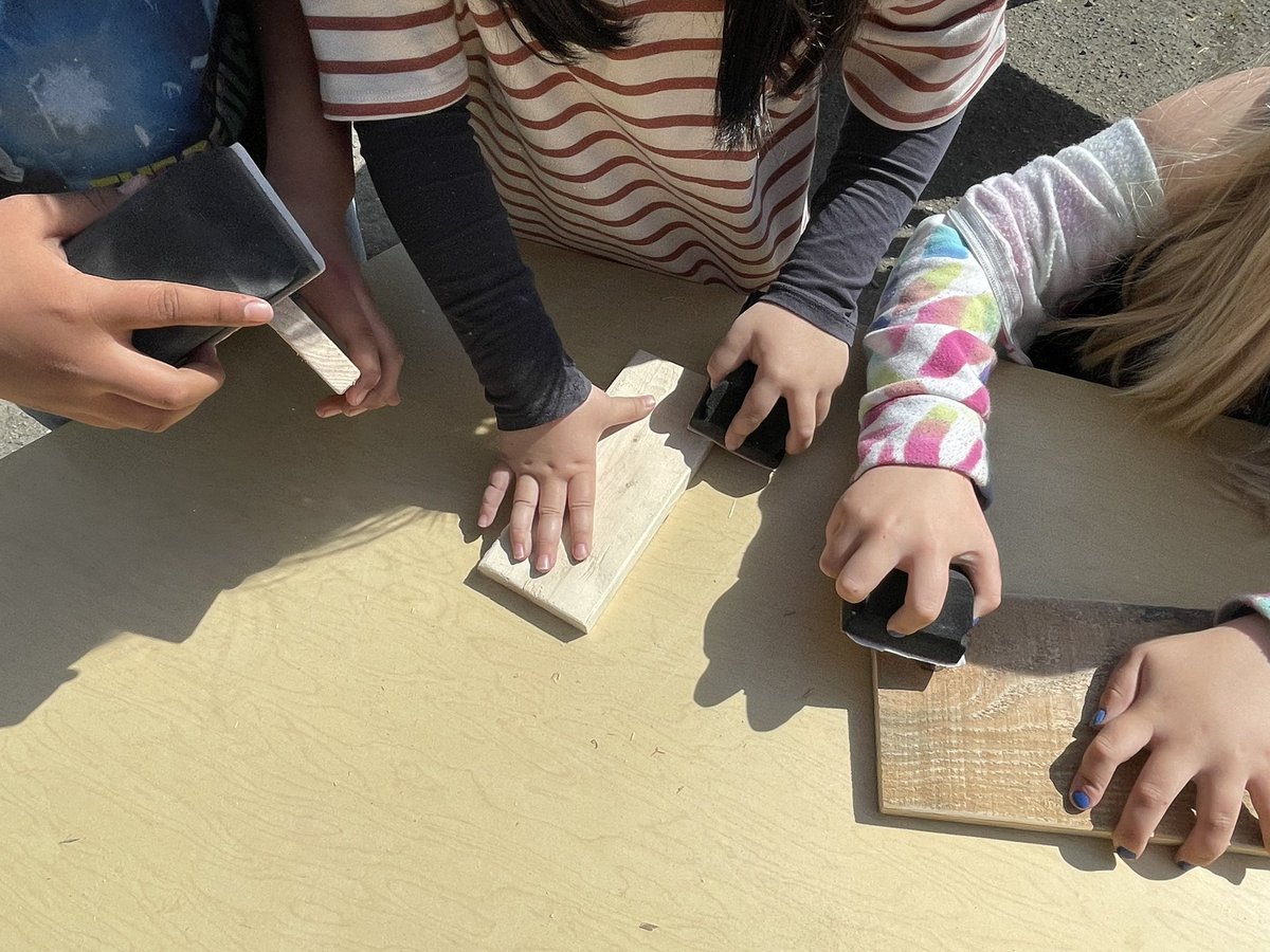 sgalhon's tweet photo. Learning how to sand and working towards our animal string art #ADST @lifeatgeorgejay  @SD61Careers @BCPVPA @sd61schools https://t.co/uk4PiaugyZ