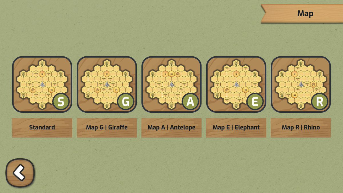 outlinedev's tweet photo. Savannah Park app version 1.1.0 with 4 additional maps is live on all major app stores. #digitalboardgames #boardgameapps #savannahparkapp @DeepPrintGames @pegasusspiele https://t.co/tPFdJspMQn