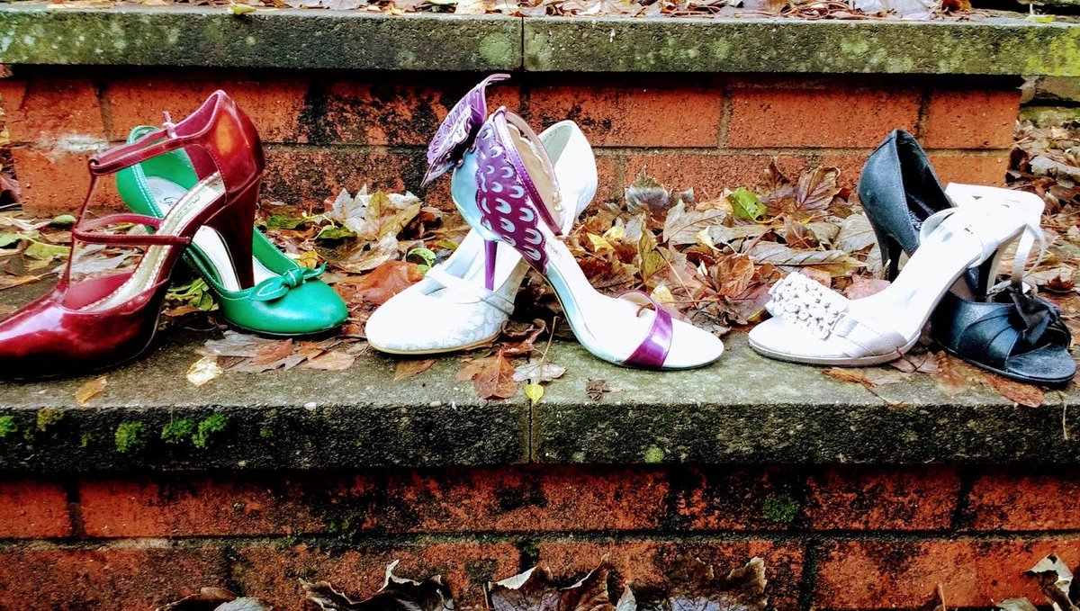 MildlyScrambled's tweet photo. It's #MSAwarenessWeek.
And, among far more serious issues, I'm aware of all those heels I can no longer wear - unless I want to go A over T into a rose bush.
But I love them and I miss them and I keep them safe, waiting for a little balance miracle.
My beautiful dignity killers. https://t.co/ZCdVu1d10D