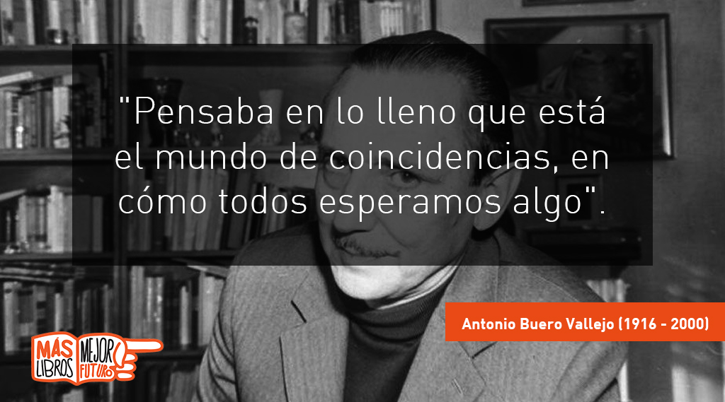 #FelizJueves
Hoy conmemoramos el fallecimiento de Antonio Buero Vallejo, dramaturgo español. 
El tema común que liga toda su producción es la tragedia del individuo, analizada desde un punto de vista social, ético y moral.  📖✍️

#MásLibrosMejorFuturo