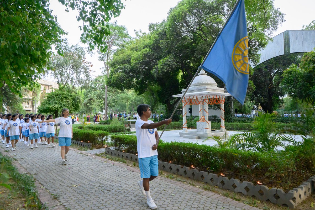 SAADelhiBranch's tweet photo. 102nd Anniversary of The Mother's final arrival in Pondicherry : Glimpses of celebrations
#SriAurobindoAshramDelhiBranch #darshanday #themother 
#MirraAlfassa #evolution #transformation #humanunity  #integralyoga #150yearsofSriAurobindo https://t.co/EfMuQs84jA