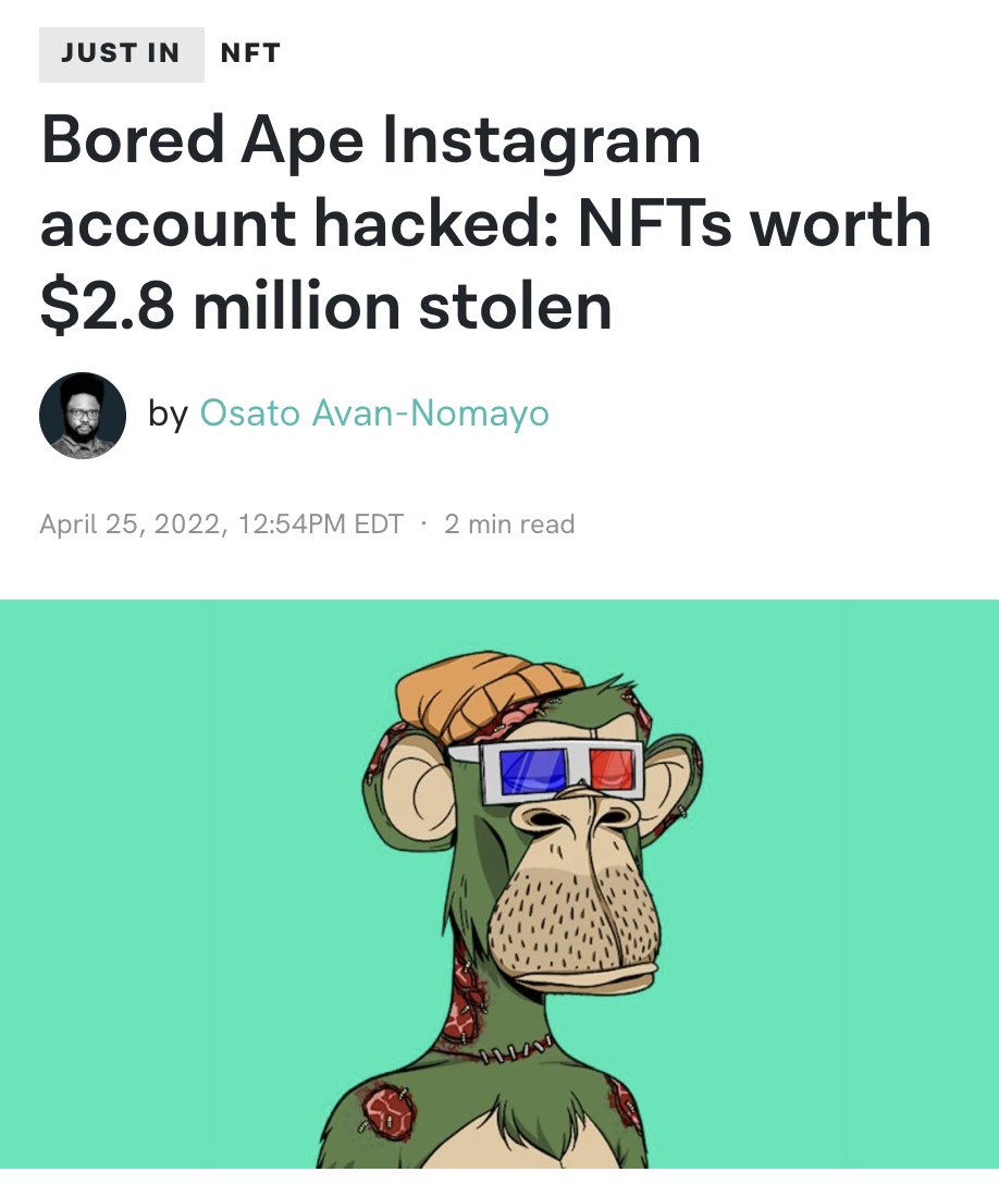 MorningBrew's tweet photo. crypto security measures strike again https://t.co/jd8K4vZGbF