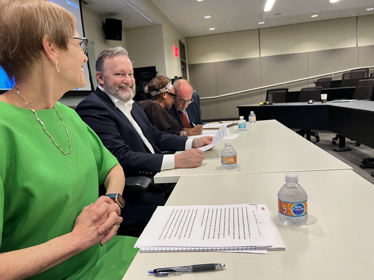 Today, our team ventured to Austin to brief news leaders, scholars and students about the "ethical leadership in newsrooms" curriculum project. 
The first time to see our <a href="/UTexasMoody/">TEXAS Moody</a> partners in person since 2020, it was a moving and impactful discussion. ethicalnewsleadership.org
