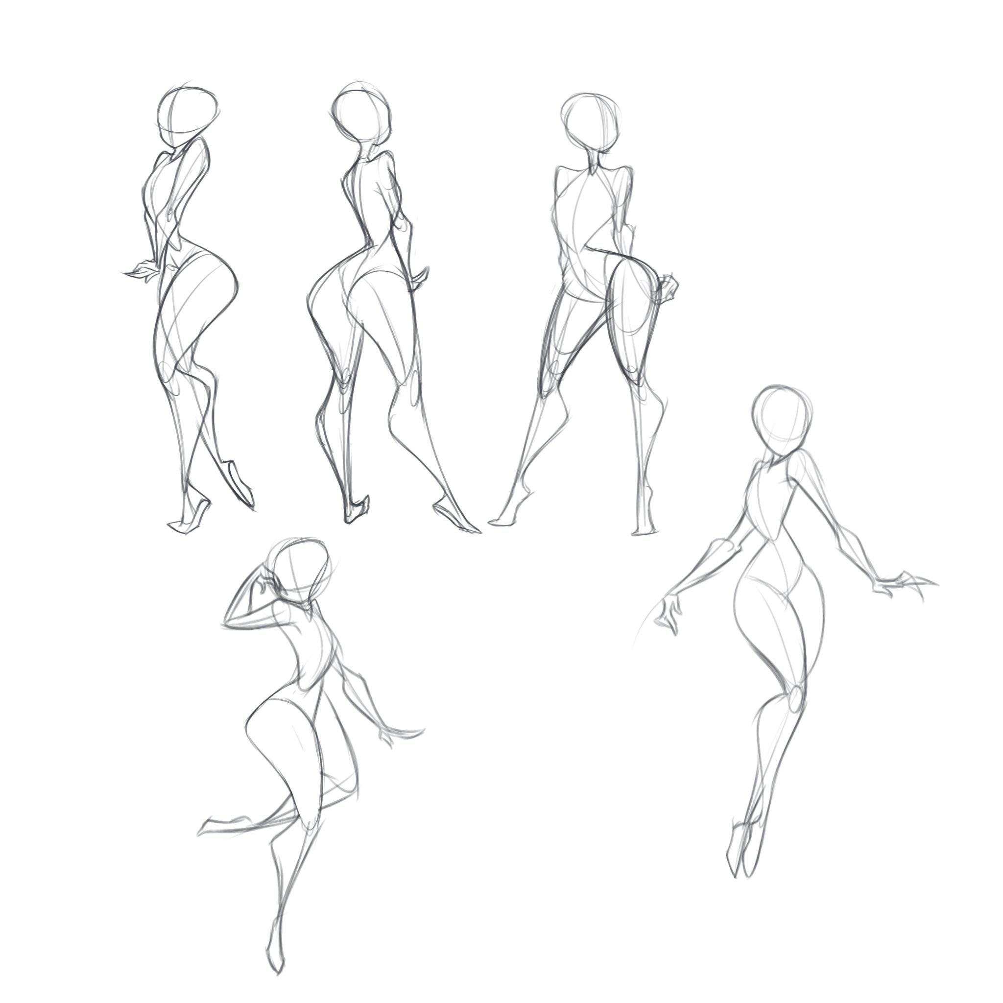 Floating Poses - Floating looking left pose | PoseMy.Art