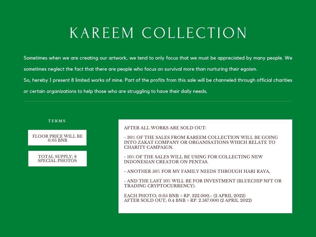 KAREEM COLLECTION are still available!

app.pentas.io/collection/kar…

Manifest to get sold before Eid 🙏🏻

I will keep share the update in the thread down below, so my charity campaign will be my commitment to give to people who need our help. Thanks 🙏🏻