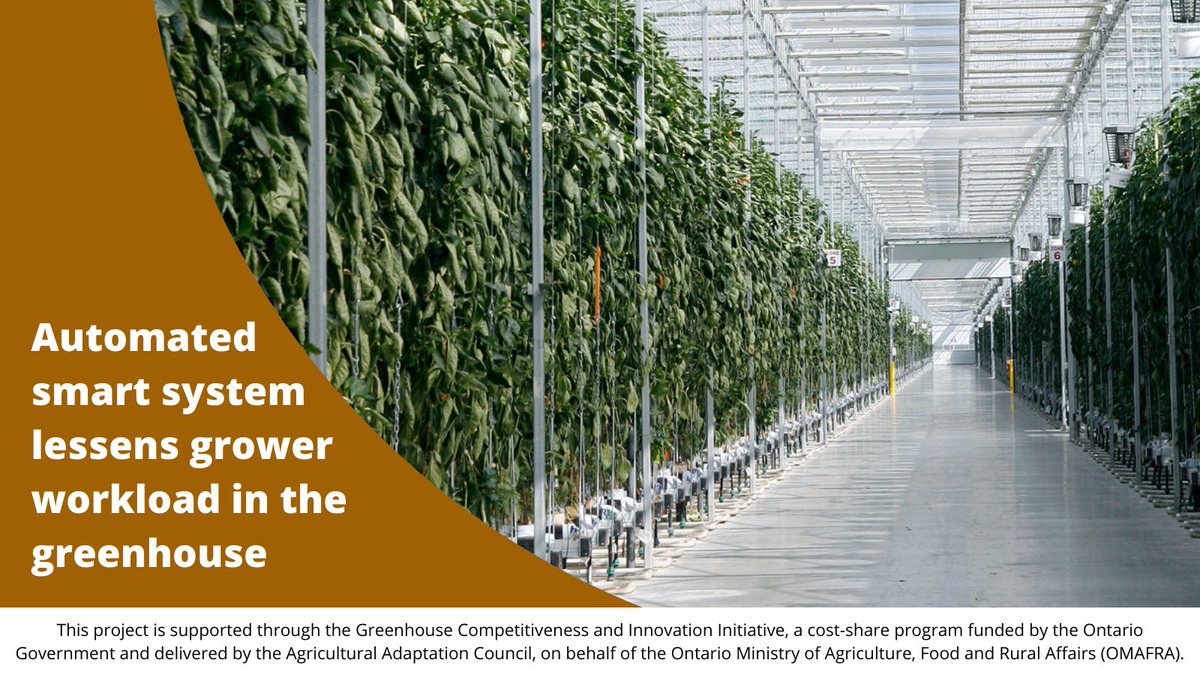 adaptcouncil's tweet photo. #NewsRelease: @ONgreenhouseVeg is partnering w @blue_radix on a project evaluating an autonomous growing program called Crop Controller &amp; how it could be implemented in #CdnGreenhouses to automate management tasks

Read more👉https://t.co/DoxGI9bp1a

#GCII #GreenhouseResearch https://t.co/UeKZgteACu