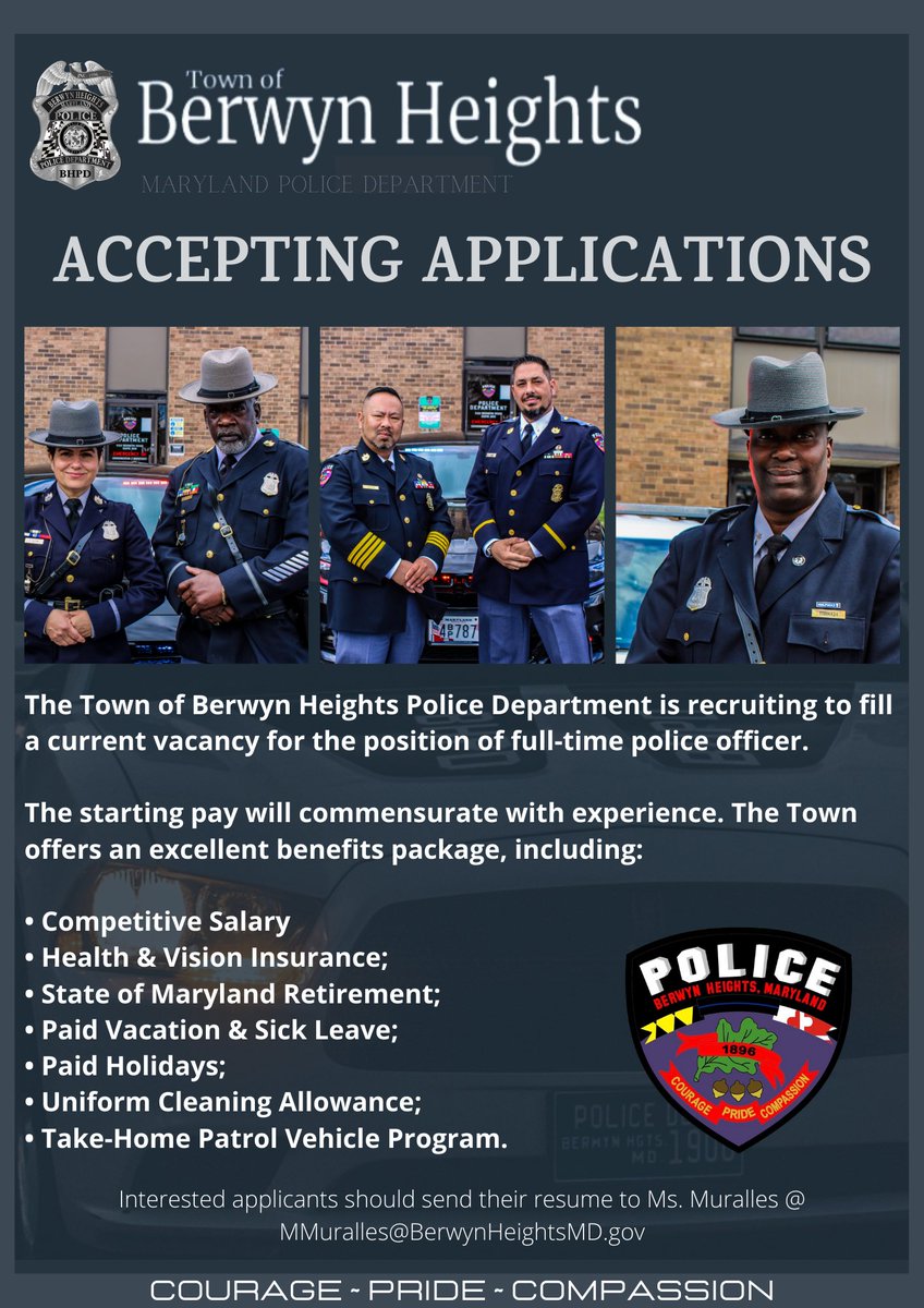 Berwyn Heights Department of Police tweet media