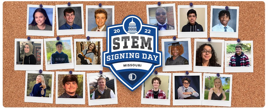 MissouriChamber's tweet photo. Missed the #MoSTEMSigning Day livestream? Head over to https://t.co/lyg6iJxx39 to congratulate these all-star Missouri #STEM students in the comments!
@Boeing #BoeingInspires @Orscheln @MODHEWD @Journey2College https://t.co/T28Px6bp5v