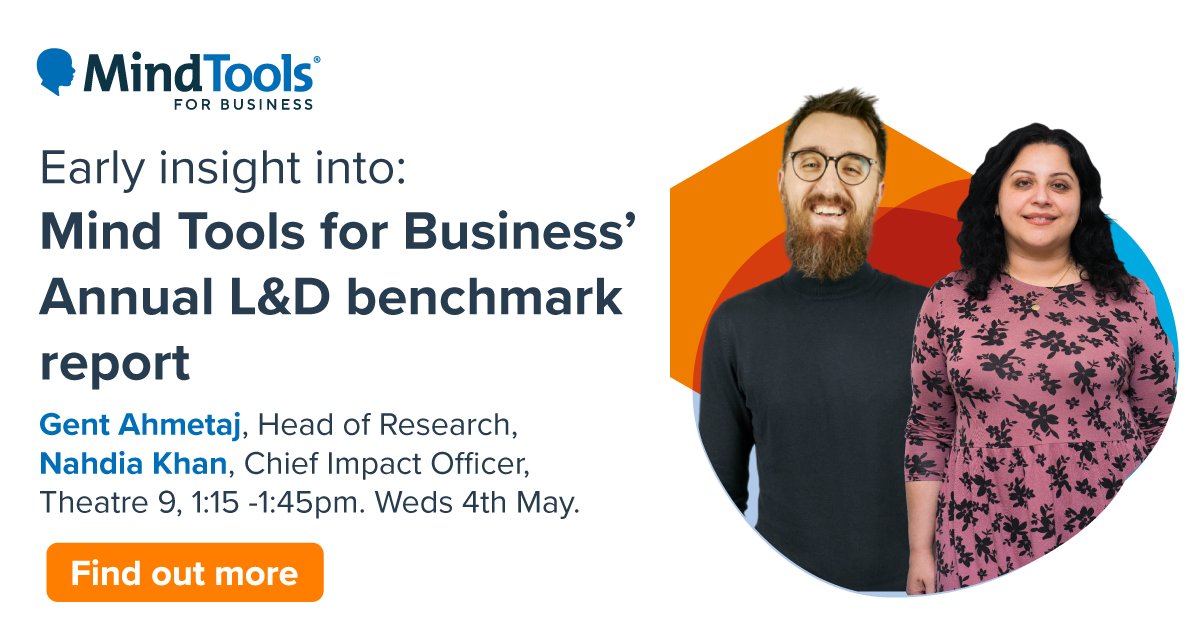 What are top performing organizations doing differently and how can leaders create real, long-lasting change across their organizations?

Join <a href="/NahdiaKhan/">Nahdia Rafique Khan</a> and <a href="/GentAhmetaj/">Gent Ahmetaj</a> at <a href="/LearnTechUK/">Learning Technologies</a> to find out!

Sign up to their session here 👇 bit.ly/3vbjirY
#LT22UK