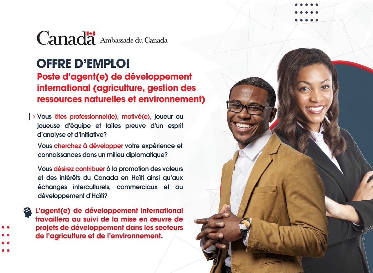 Canada en Haïti tweet media