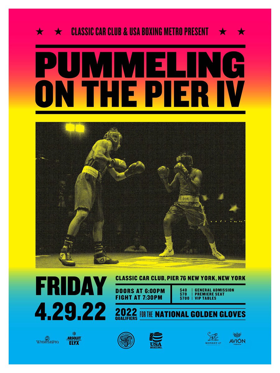 Fight Night at Classic Car Club. 4.29.22 RSVP: member.classiccarclubmanhattan.com/event/60776