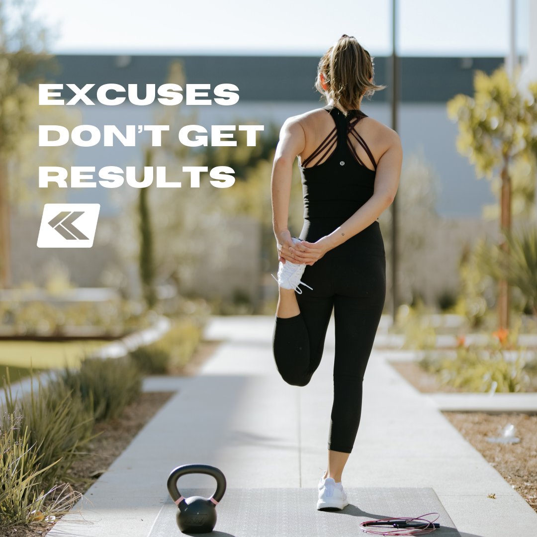 KPsupplements's tweet photo. Excuses don't get results! Don't let you talk yourself out of getting things done. The only way results will show up is if you show up! 💪 https://t.co/RziU7zBUgo