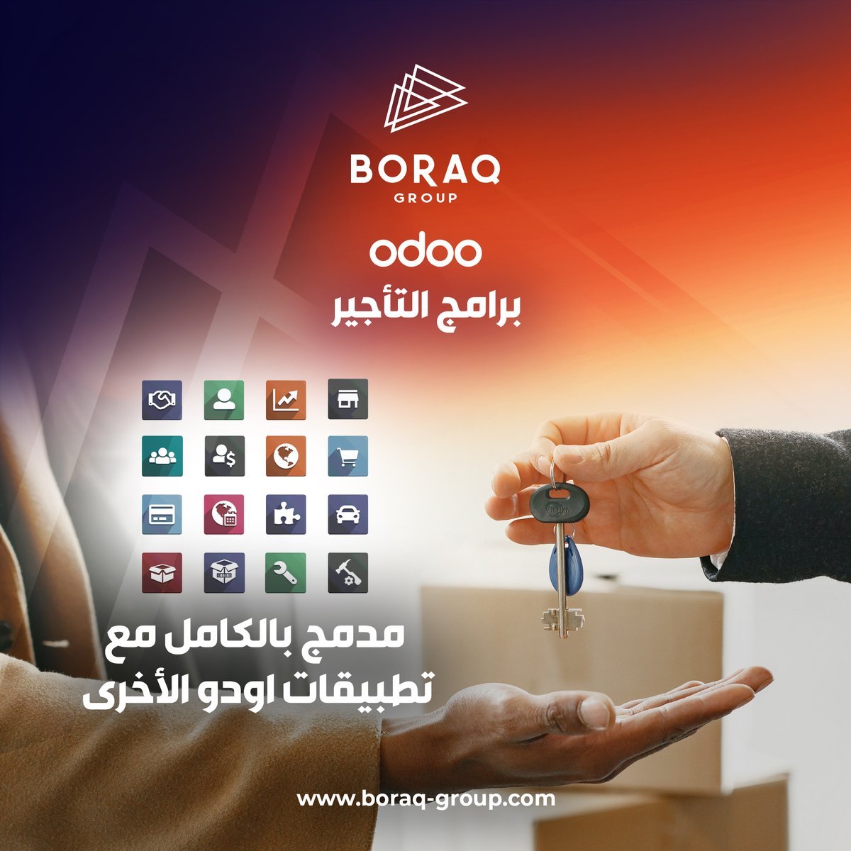 BoraqGroup's tweet photo. تطبيق التأجير من #أودو مدمج بالكامل مع تطبيقات أودو الآخرى مثل #الفوترة و #الصيانة .

#أودو_للتأجير #أودو #أودو_مع_براق #OdooWithBORAQ #odoo #نظام_تأجير https://t.co/GPdZeCFBrC