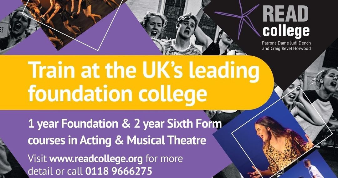 ReadCollege's tweet photo. Register now for your free September intake audition. Time is running out... https://t.co/U36K6LmMk8 
#wheredoyouwanttobe #accesstothearts https://t.co/erRhGGYFx7