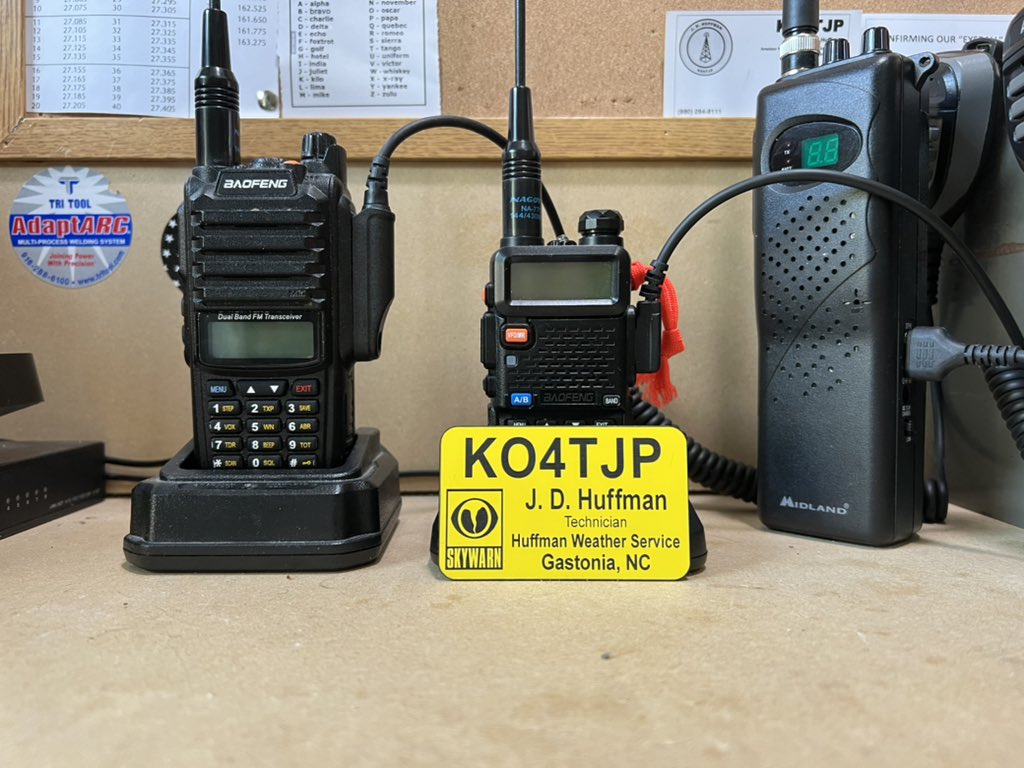 KO4TJP's tweet photo. New name tag from @hamcrazystore arrived today…
#KO4TJP #AmateurRadio #HamRadio #OnTheAir #HamCrazy https://t.co/NDNQDrRPuC