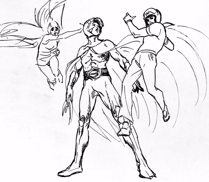 お絵描きです🦢 