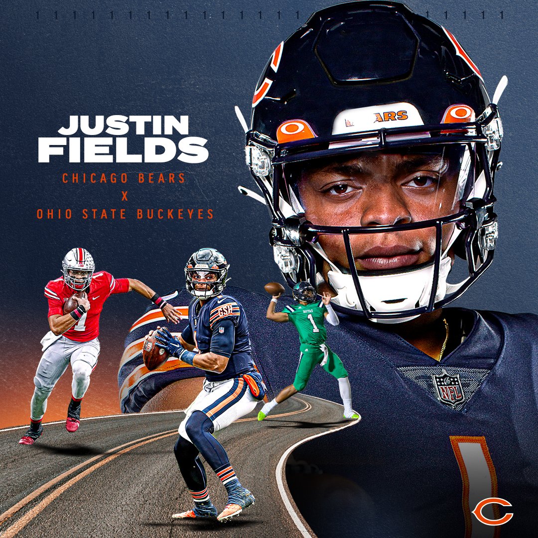ChicagoBears's tweet photo. Buckeye ➡️ Bear https://t.co/296u8Hudlm