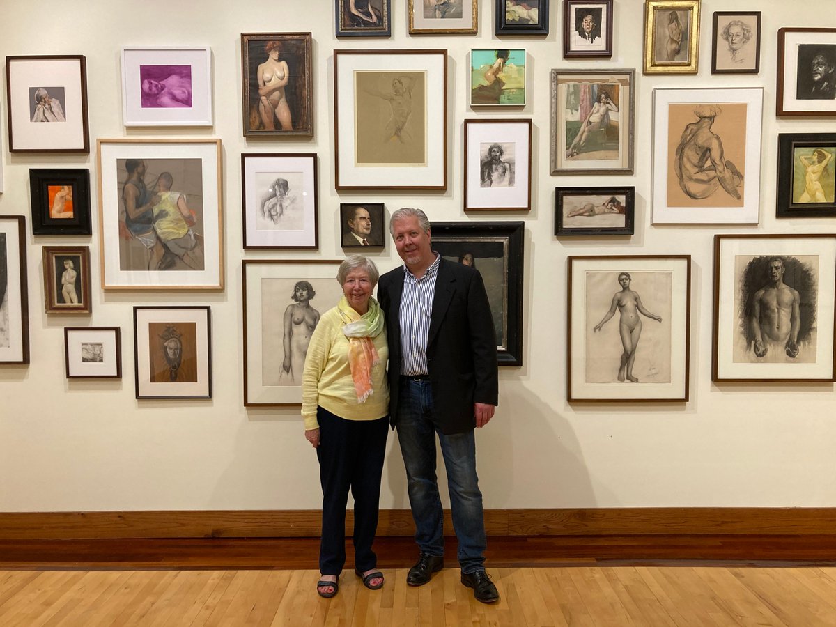 Me and my beautiful Mom at the opening of my exhibition Friday night at the <a href="/AlbrechtKemper/">Albrecht-Kemper Museum of Art</a> Museum of Art #art #artcollection #artcollector #artmuseums #exhibitions