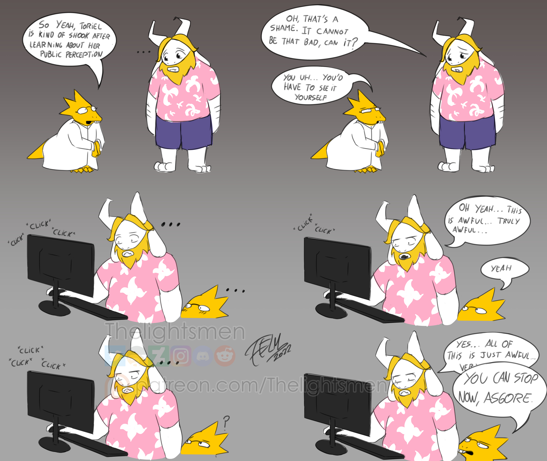 Thelightsmen on Twitter: “I- Asgore… Asgore you can stop now… #
