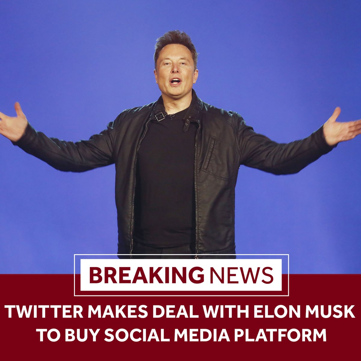 WTAE's tweet image. JUST IN: Billionaire Elon Musk has reached an agreement to acquire Twitter for approximately $44 billion, the company said. bit.ly/3rQQAKR