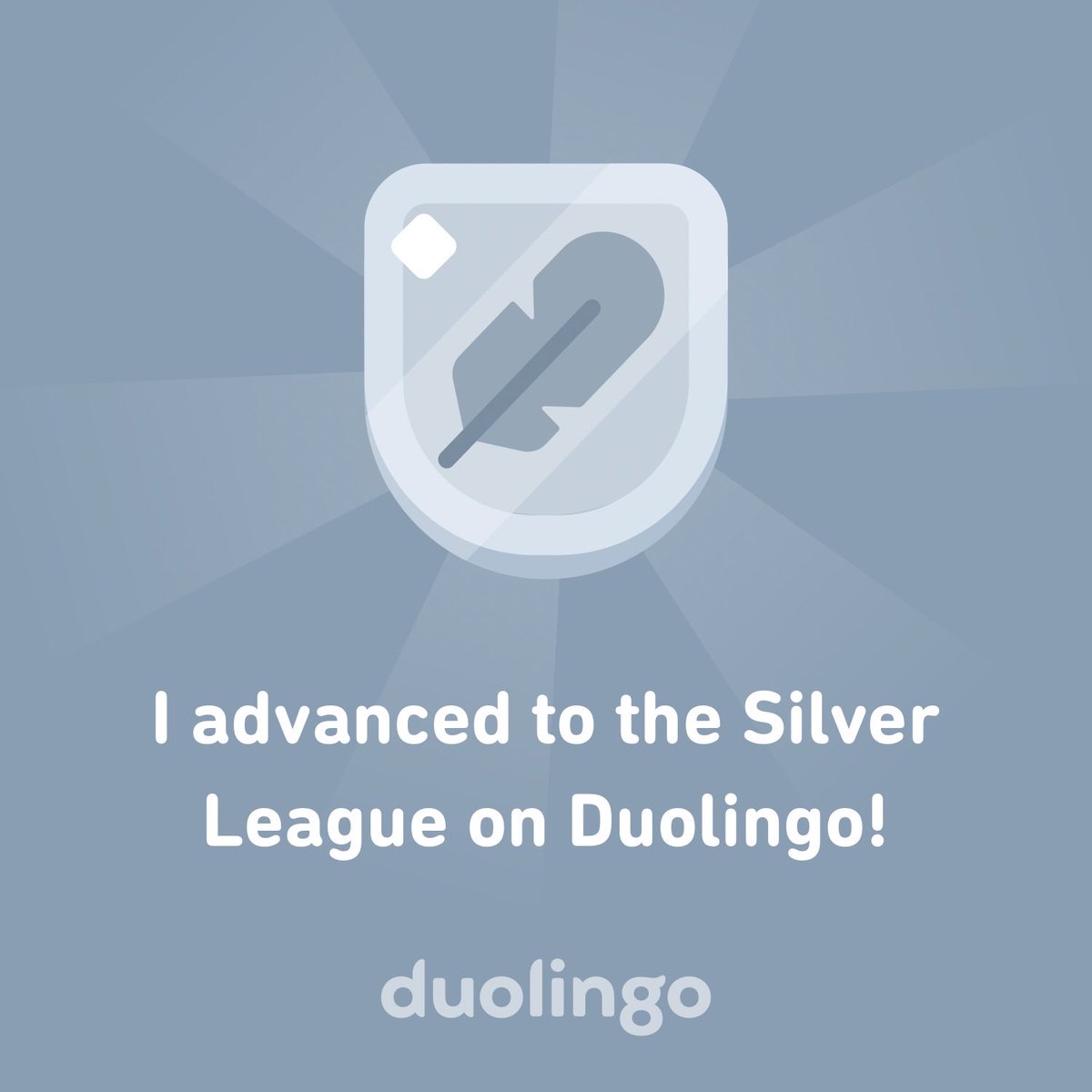 Phactory's tweet image. I’m moving up the leaderboard on Duolingo!