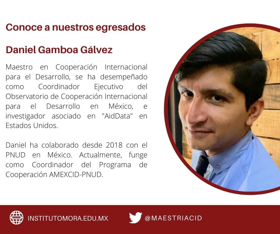 maestriacid's tweet photo. ✅Te presentamos el perfil de Daniel Gamboa,👉 nuestro #EgresadxMCID experto en #cooperacioninternacional para el desarrollo🌎, con gran experiencia profesional en el mismo campo.
📢No olvides registrarte en nuestra #convocatoriamcid para formar parte de nuestra Generación XI https://t.co/F2p65114qX
